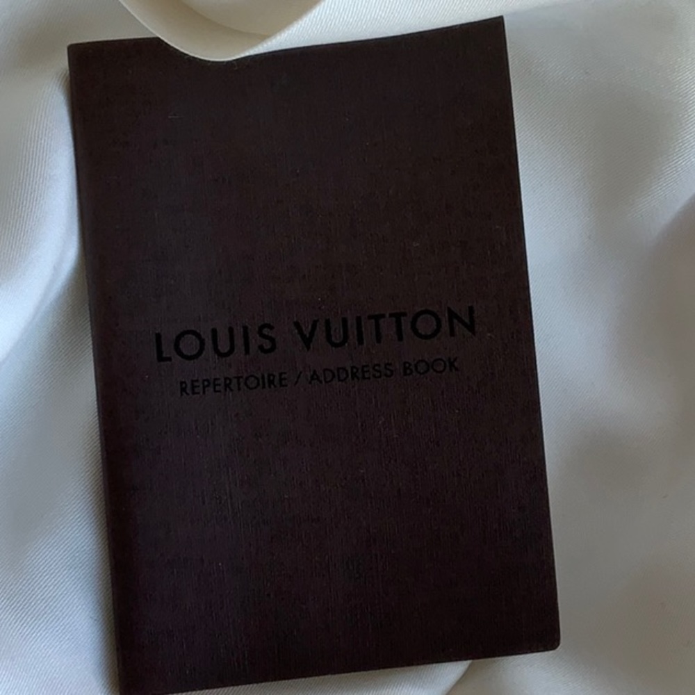Louis Vuitton address book refill